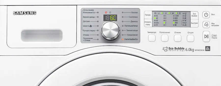 Коды ошибок стиральной машины Самсунг: 6С, SdC (5dC)