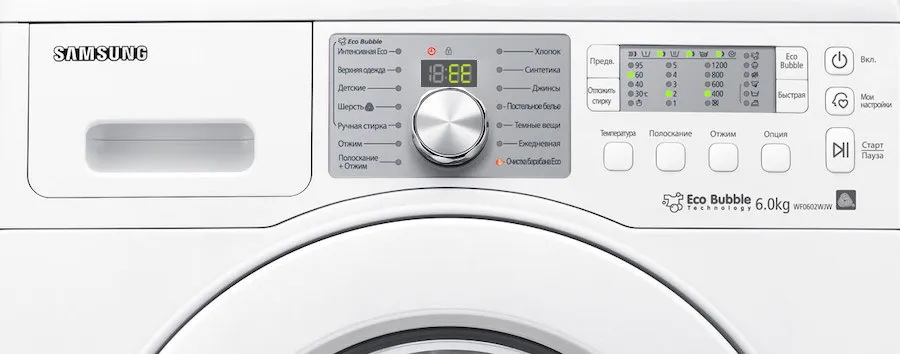 Коды ошибок стиральной машины Самсунг: EЕ